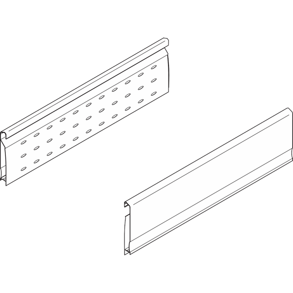 Боковые стенки Tandembox Boxside серые, 2 шт., длина 400 мм